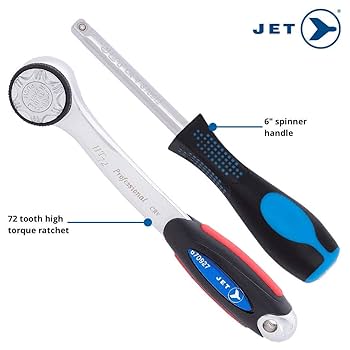 JET 42-Piece 1/4-inch Drive SAE/Metric, 6 Point, Ratchet